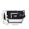 Fashionable and versatile, trendy retro crossbody bag, women's casual shoulder bag, student large capacity mailman bag