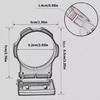 Adjustable Single Hole Bracket 2in 52mm Aluminum Auto Gauge Meter Pod Mount Holder Car Pillar Gauge Meter Mount Bracket