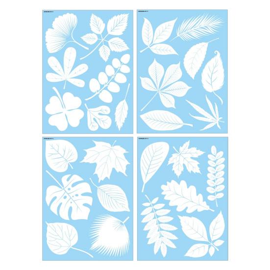 

4 Sheets Butterfly Window Sticker to Prevent Bird Strikes Anti Collision Window Clings Reusable Static Glass Door Stickers for Spring Home Office C