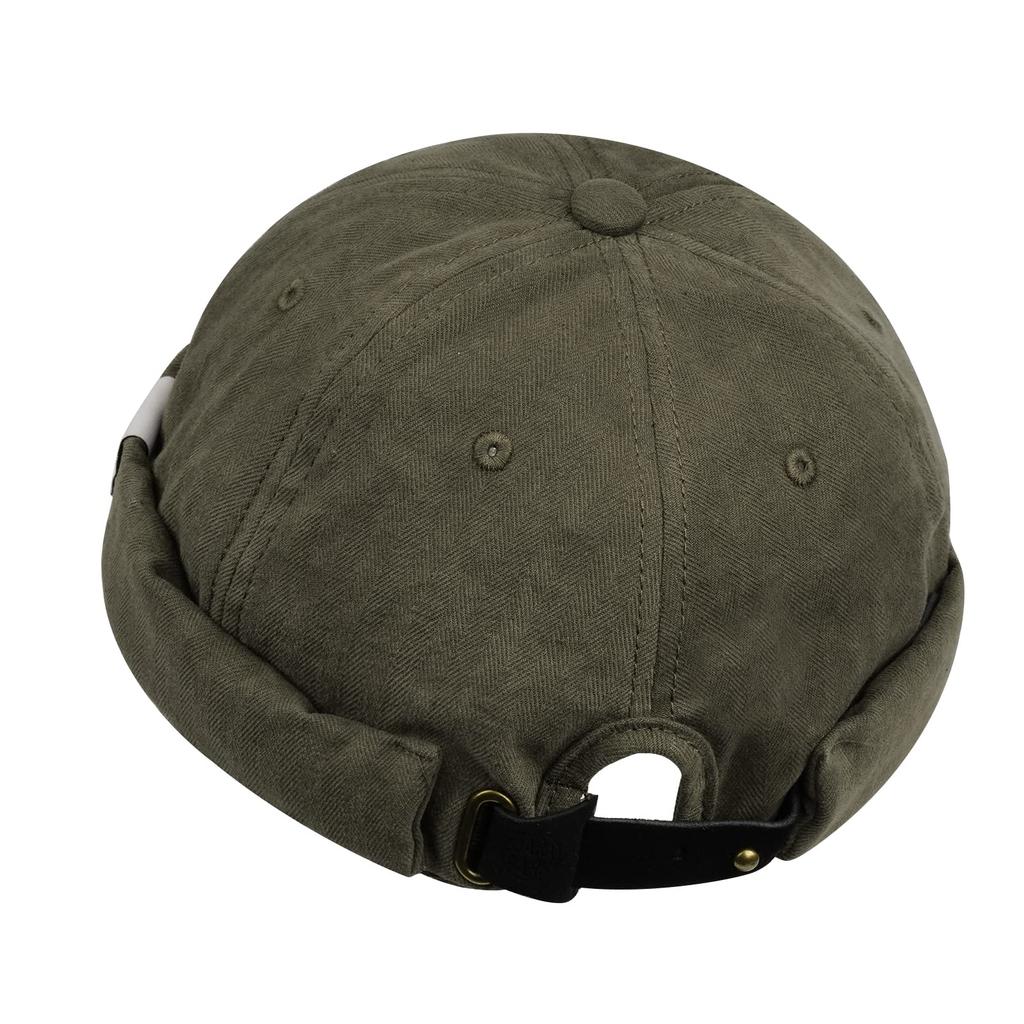 Clape Round Roll Unique Solid Small Face Brimless All Sag Outdoor Men's Fisherman's Cap, Cap, Cap, Color, Effect, Cap, Seasons, Cap, Foldable, Unisex,