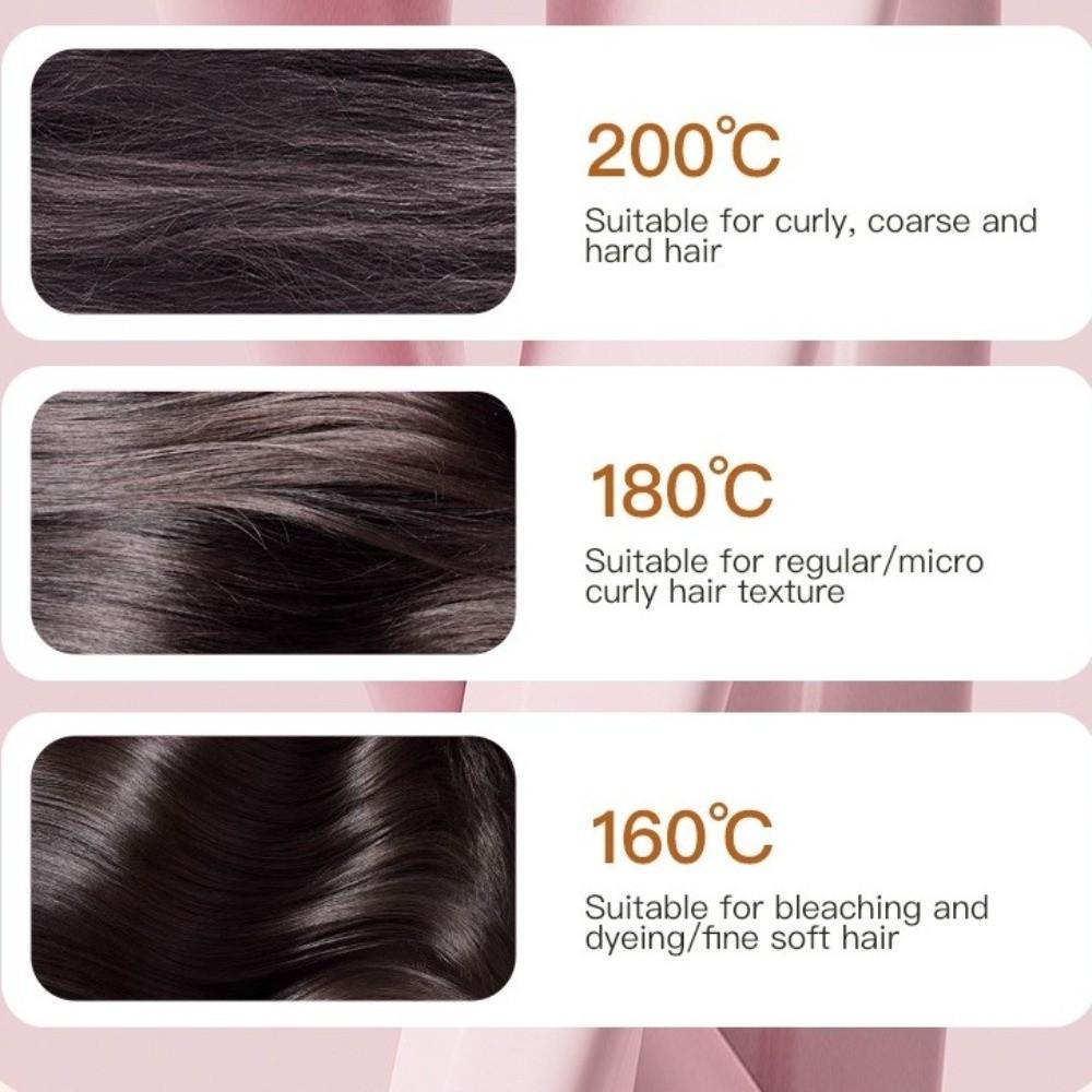 Rechargeable Cordless Hair Straightener Comb Portable Hot Comb Hair Styling Detangling Brush