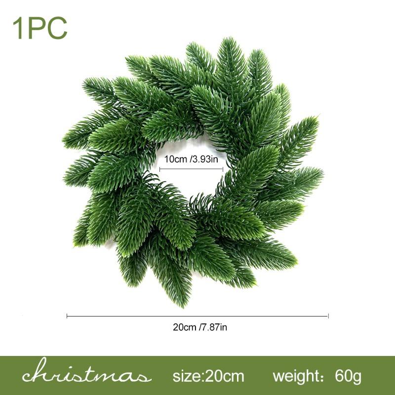 

Artificial Simulation Strawberry Pine Needle Wreath Home Christmas Storefront Decoration Wreath Arrangement small