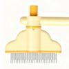Pet Hair Removal Comb Gentle Comfortable Non-Slip Lightweight Brush Dog Hair Brush Beauty Cleaning Supplies Cat &Dog Universal