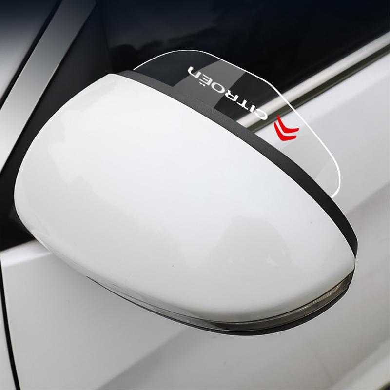 Pro Citroen C1 C2 C3 C4 C5 C6 C8 C4L DS3 Průhledný kryt zpětného zrcátka Boční zrcátko Ochrana proti dešti Obočí Clona proti slunci Autopříslušenství