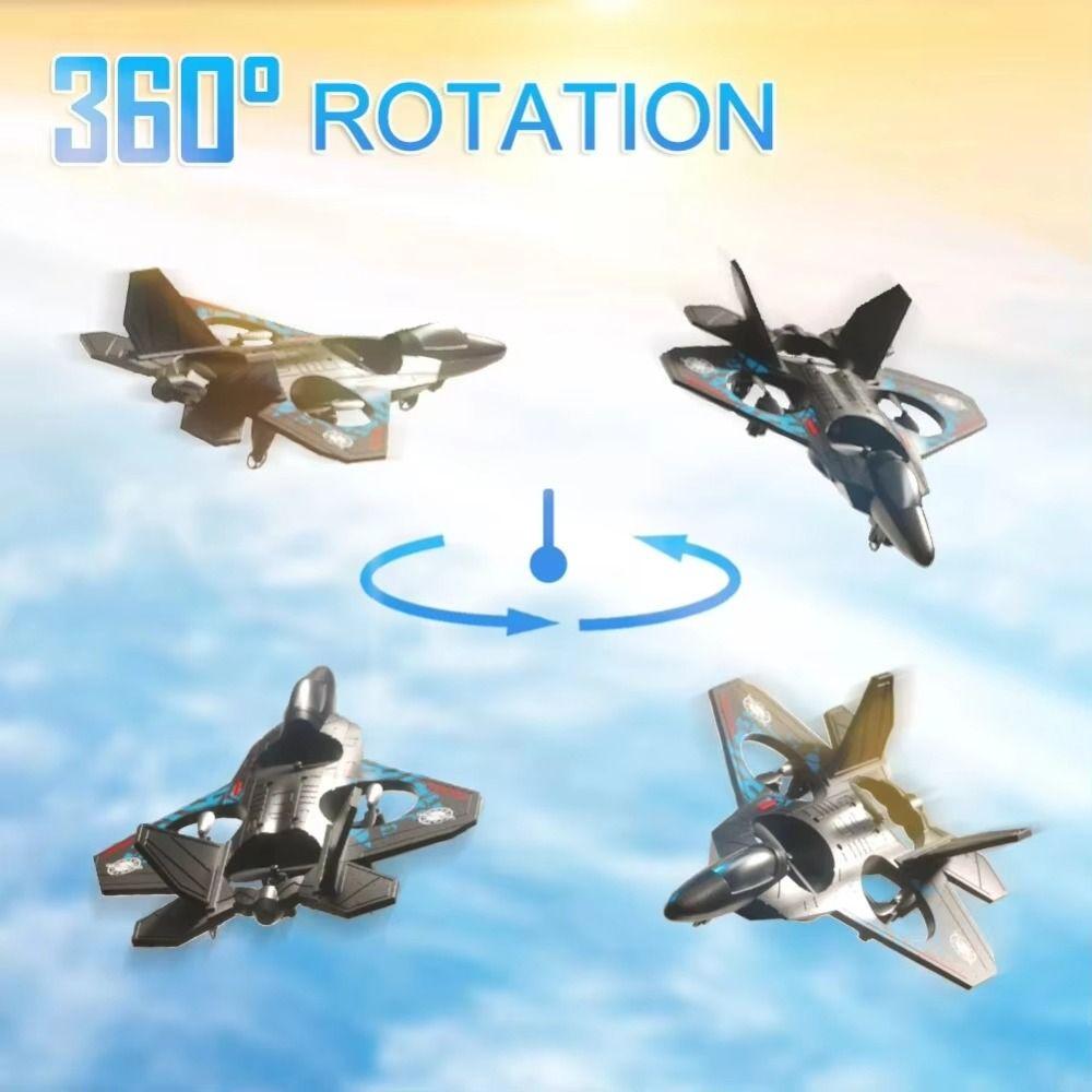 Gravity Sensing Four Motor Helicopter Toy EPP Foam RC Hobby Jet Plane Kids Toddlers Children