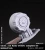 Rad Miniatures 1/35 Scale German Sd.Kfz.234 8-Wheel Heavy Armored Vehicle Wheel Adapters (8-Pack) (Miniart) Plastic Model Parts RDM35S33