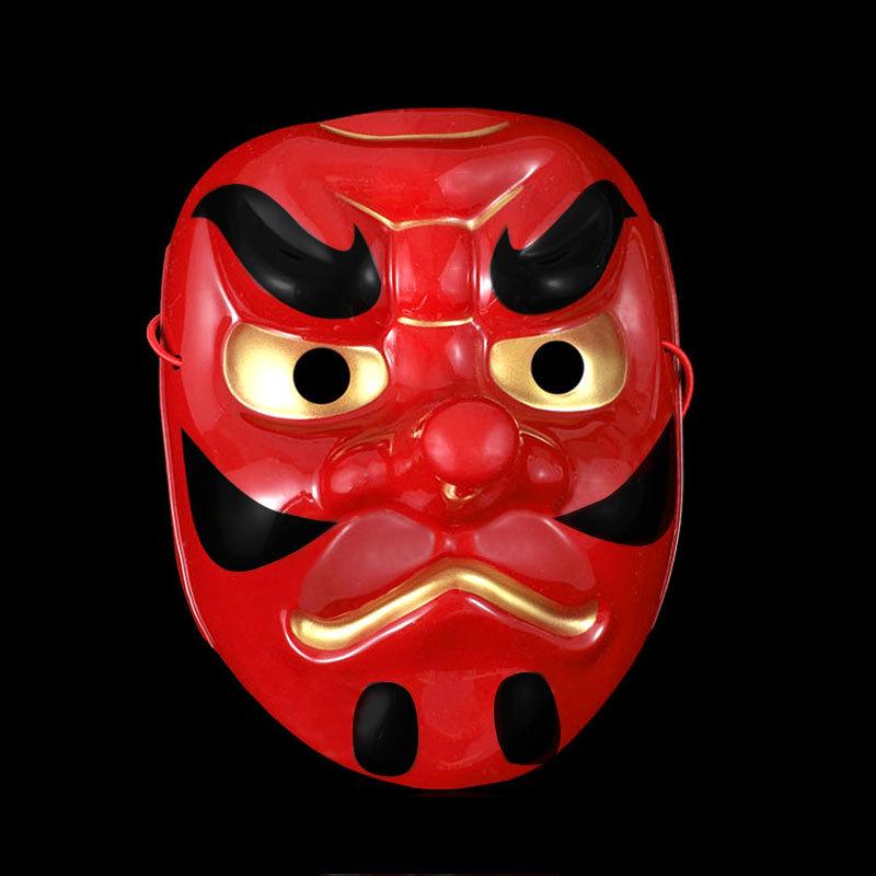 Men's Halloween Fox Mask - Anime Tengu Butterfly Dance Helmet