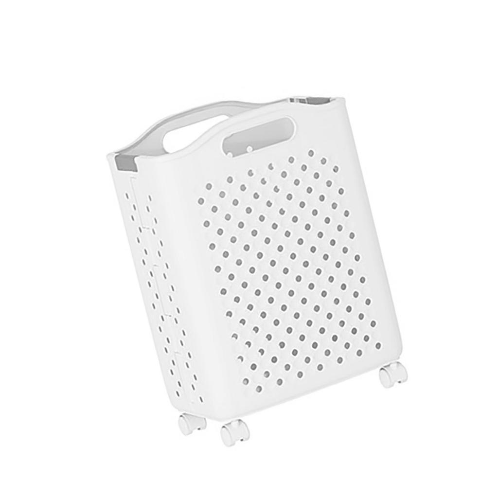 Elegant Household Laundry Basket with Stylish Designs Folding and Wheeled Accessory for Convenient Use In Any Room