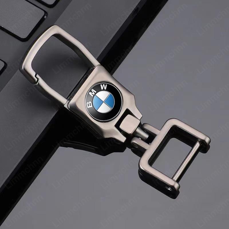 For Bmw M E46 E90 E60 F10 F30 E39 E36 F20 E87 F20 F40 E88 X1 X3 X5 X7 X6 Metal Car Emblem Key Chain Rings Auto Keychain Styling jbzh05