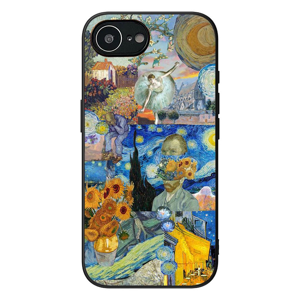 Starry Night Van Sunflower Gogh Painting Phone Case for Xiaomi Redmi Note 13 14 ProPlus Pro Plus 14C A4 13C Pro+ Note14 Cover