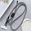 Süßes verstellbares Lanyard Crossbody Schultergurte Schlüsselanhänger Schlüsselring Geflochtenes Seil Mit Ersatz-Patch Zubehör
