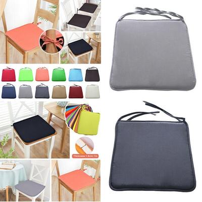Removable Indoor Outdoor Dining Room Tie On Chair Cushions Home Decoration Seat Pad Chair Cover