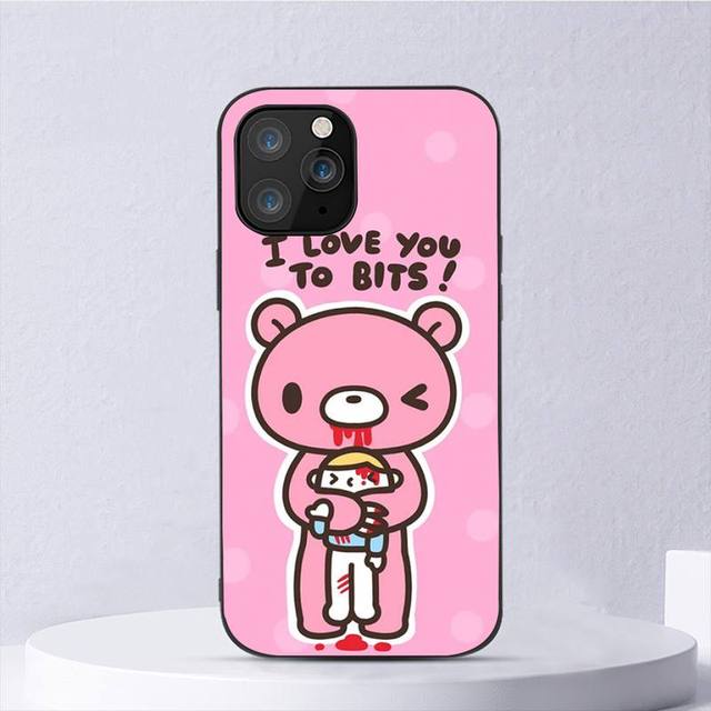 

Милый чехол для телефона «Мрачный медведь» для Iphone 11 12 Mini 13 14 Pro Xs Max X 8 7 6s Plus 5 Se Xr Shell iPhoneXR