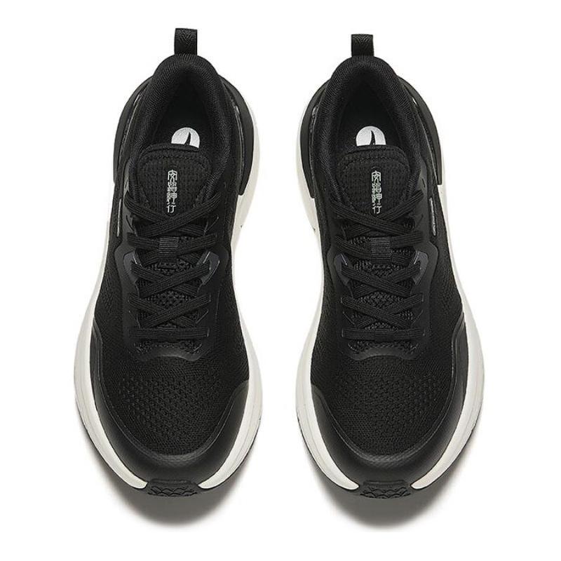 Anta Shunxing 8 Comfortable Versatile Breathable Lightweight Low-Top Running Shoes Women sneaker Black White 122437718-6