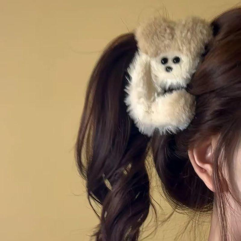 1 pezzo Autunno e Inverno Nuova Pinza Morbida per Capelli da Donna, Pinza a Forma di Squalo da Applicare sul Retro della Testa