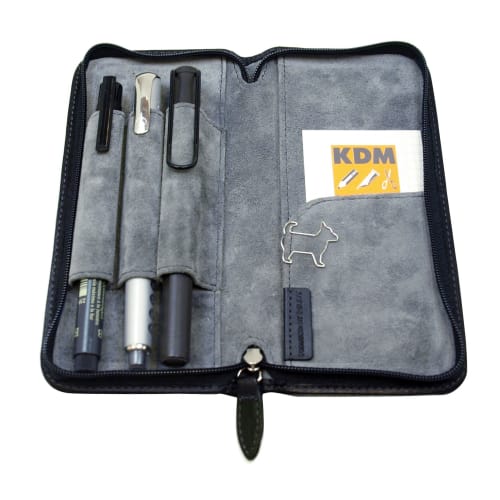 Pilot Penkerz Zipper Pencil Case Black