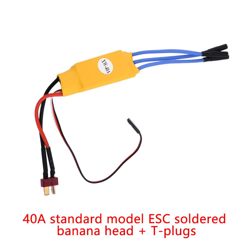 30A 40A Brushless Motor Governor Brushless Motor Multi Axis Model Airplane Motor Controller with Welded Banana Head