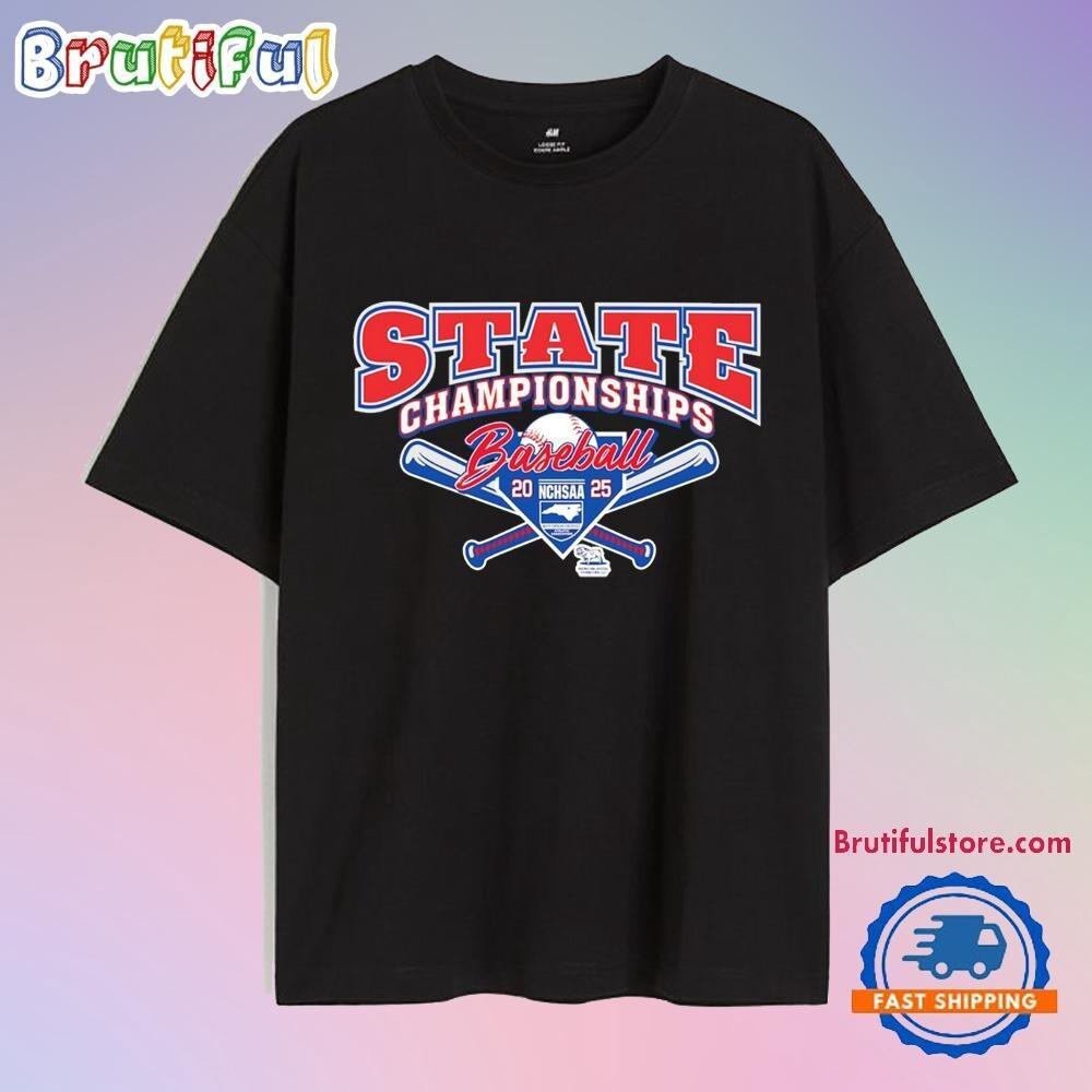 

NCHSAA Baseball States Championships 2025 T Shirt Unisex T-Shirt L
