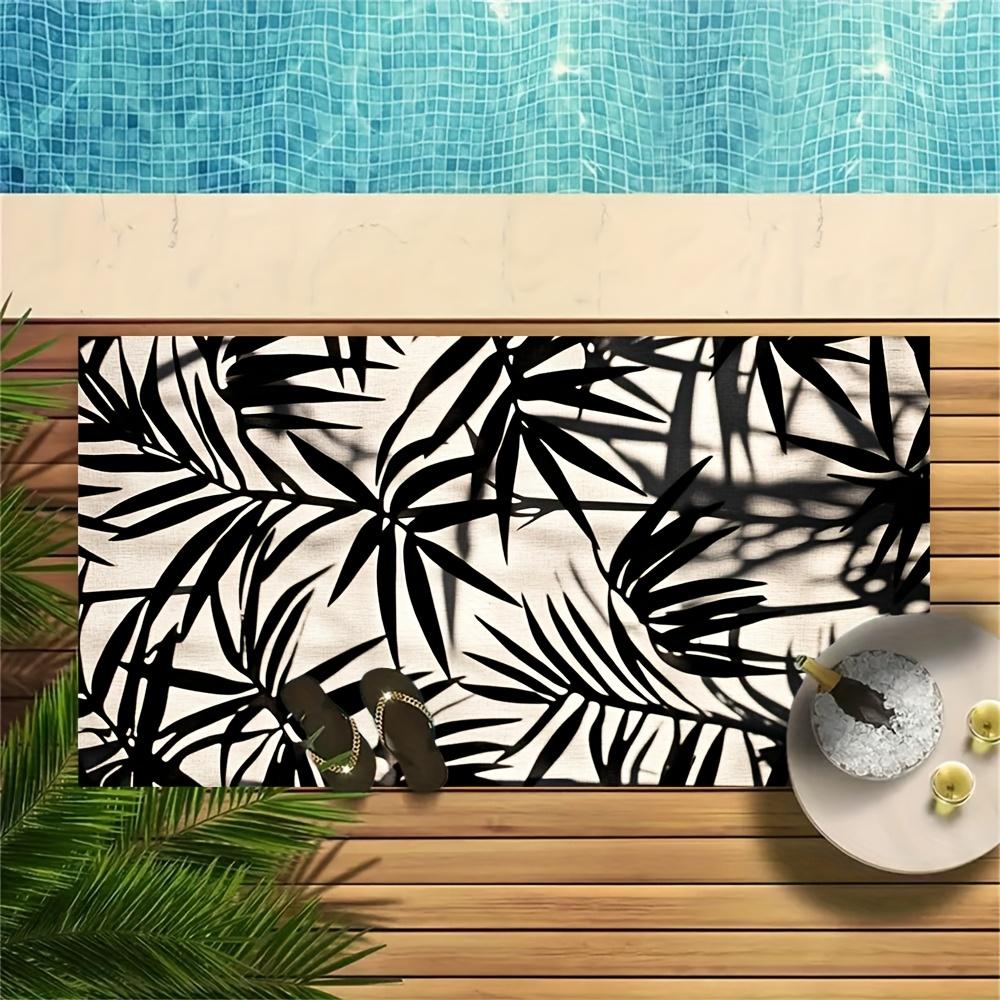 1 Px Bohemian Coastal Luxury Resort Style Beach Towel 80x 130cm-Microfiber, Fast Absorbing and Super Soft Bath Towel