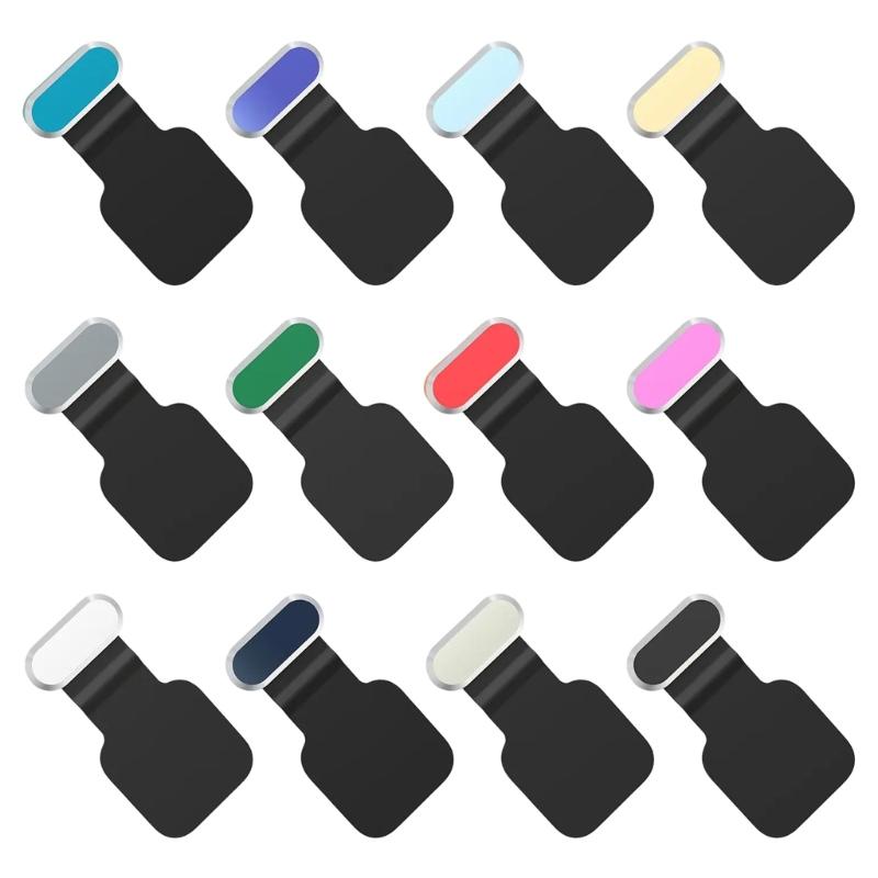Verlustsicher Tragbar Legierung USB C Ladeanschluss Schutzkappen Abdeckung Geeignet Für Tägliche Smartphone-Nutzung Outdoor-Enthusiasten