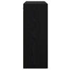 Wall Mounted Cabinet Black Oak Effect 69.5 X 34 X 90 Cm