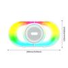 Rechargeable LED Wireless Speaker Lightweight ABS Design 360 Sound Immersions Suitable for Parties Camping Travel