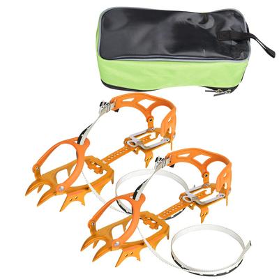 1 Paar 14 Tanden IJsklemmen Anti-Slip Schoengrips Spikes Schoenplaatjes voor Buiten Sneeuw Wandelen