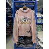 Paly Hollywood FW26 Knit Terry Hooded Sweatshirt Vintage Washed Distressed Loose Fit