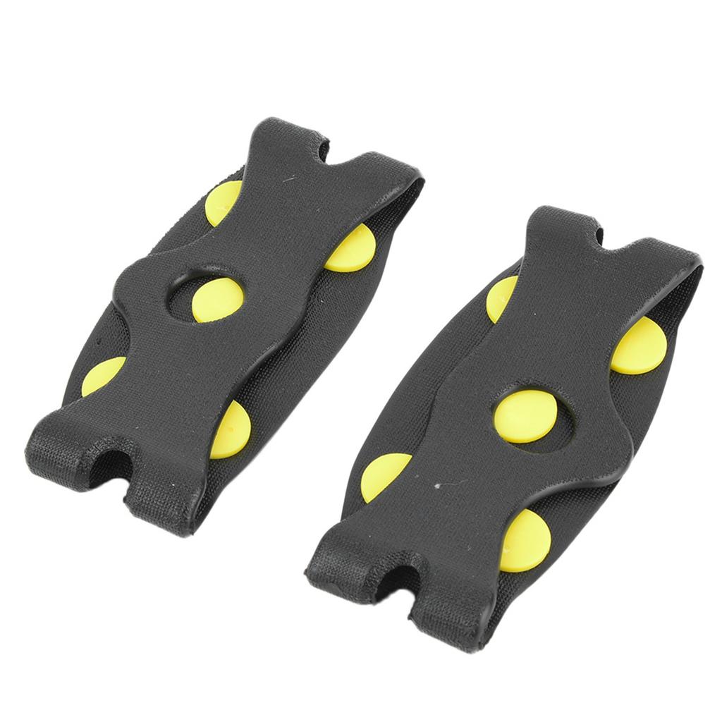 1 Pair 5 Toothed, Claw Crampons Boots Outdoor Five Nail Spring Simple Equipment Non Slip Ski Ice Shoes Cover Accessory