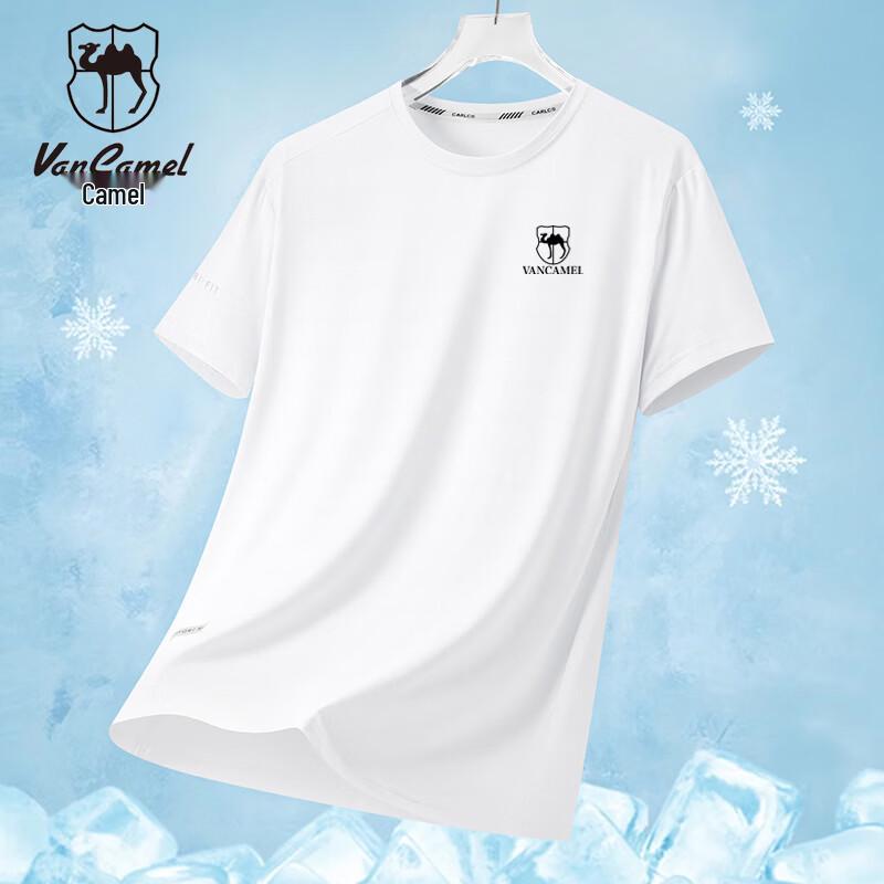 VANCAMEL Men's Summer Ice Feel Quick-Dry T-Shirt