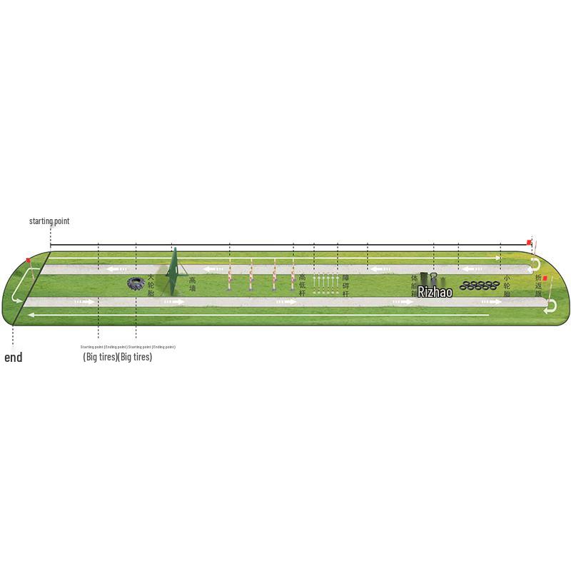 Haipinlong 400m Obstacle & Physical Training Equipment