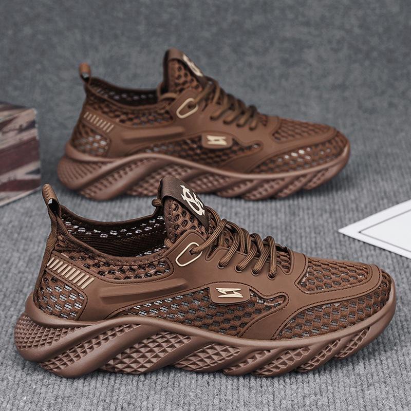 

Большой размер 46 мужская обувь 45 лето 2025 года обувь с крупной сеткой мужская спортивная обувь с полой сеткой мужская повседневная модная обувь для студентов 46