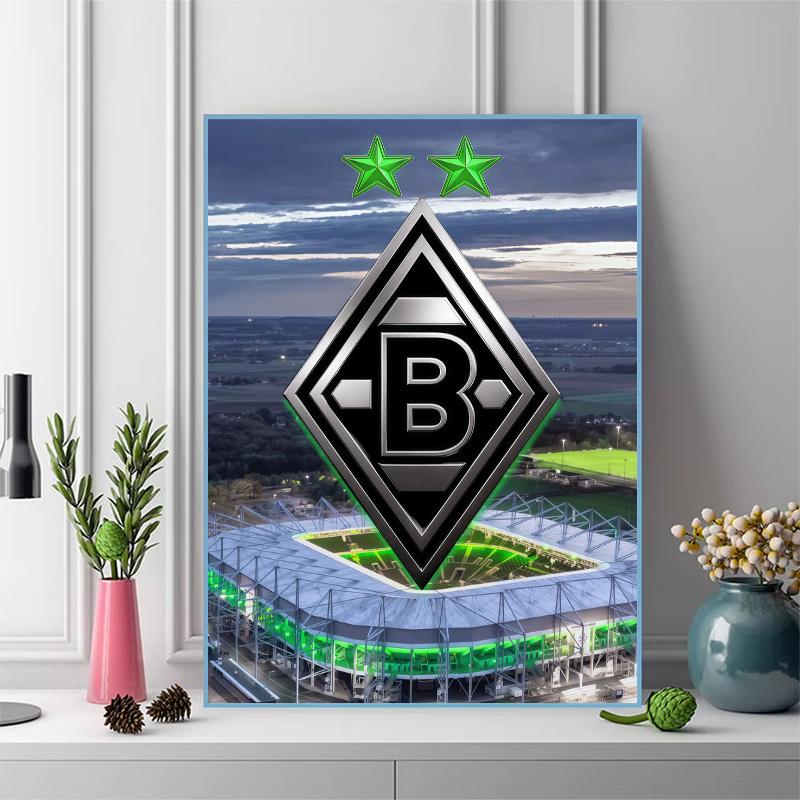 Geometric Letter B 100% Round Full Drill 5D DIY Diamond Painting Embroidery Cross Stitch Rhinestone Decor