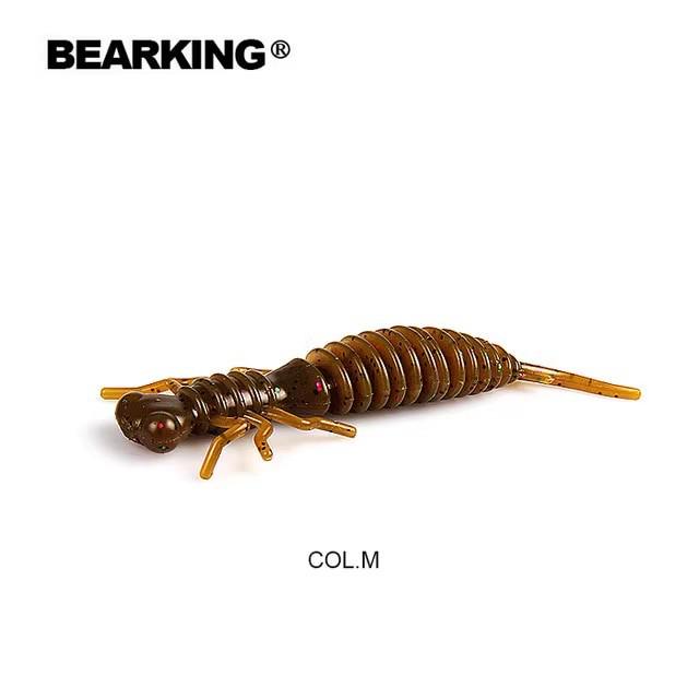 Bear King L16 Floating Soft Worm Lure: Attracts Big Bass, Perch, Asp, and More. Perfect for All-purpose Fishing.