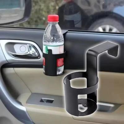 Car Cup Holder Door Side Bottle Hanging Holder Multifunctional Drink Cup Bracket Auto Organizer Accessories