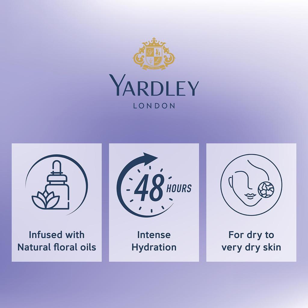 Yardley London English Lavender Moisturizing Body Lotion With Germ Shield 400ml Daily Hydrating Skin Care for Women