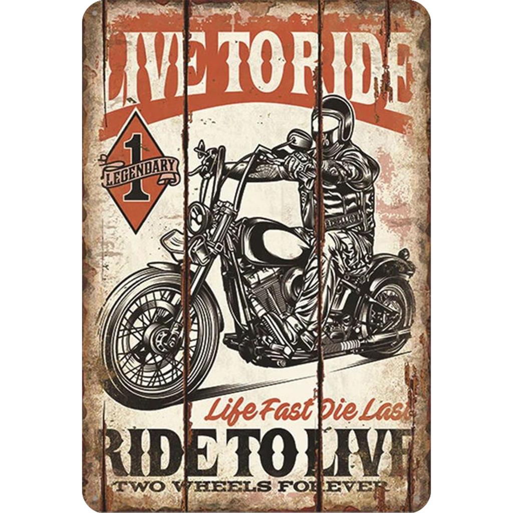 Vintage Garage Metal Tin Sign 2D Metal Wall Art Poster for Home Bar Decoration