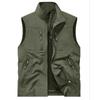 New outdoor vest men's multi-pocket middle-aged and young loose vest tooling casual jacket vest