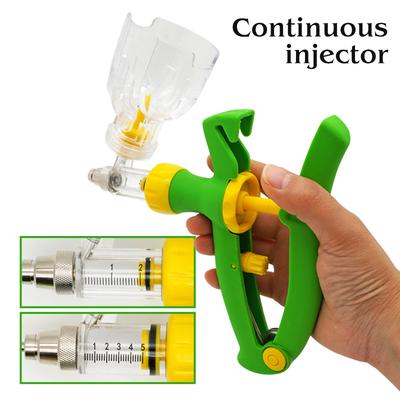 Seringue Vétérinaire Automatique Continue 2/5ml Avec Aiguilles Injection Animale Réglable Vaccin Volaille Ferme Fournitures
