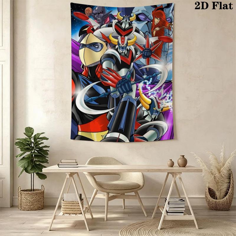 Mazinger Z Pattern Home Decor Tapestry, Wall Hanging, Decorative RV Wall Cloth.MGT0918297