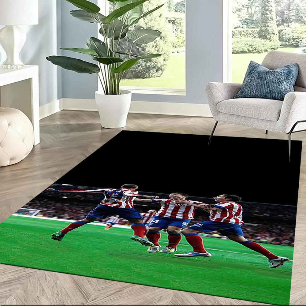Atletico Madrid Floor Rug Office Rug Suitable For Living Rooms Entryway Outdoor Foyer Antislip Rug Decorate Offices Birthdaychristmas Gift