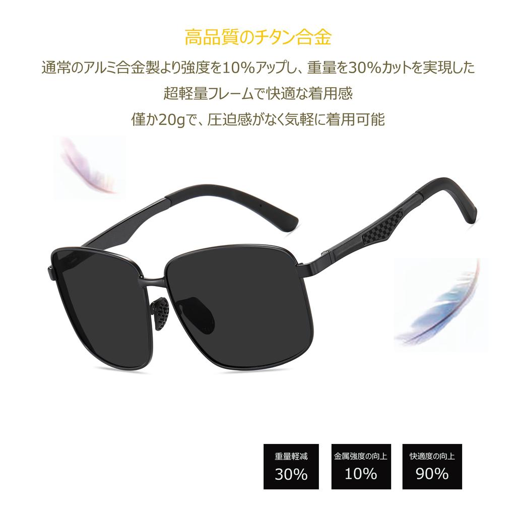 Renao Polarized Sports Sunglasses with UV400 Titanium Ultra for and A Great Men's Sunglasses, Protection, Alloy, Lightweight, Running, Driving,