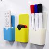 1PC Plastic Magnetic Pen Holder Pencil Cup Marker Storage Box For Refrigerator Whiteboard Locker Home Office Supplies