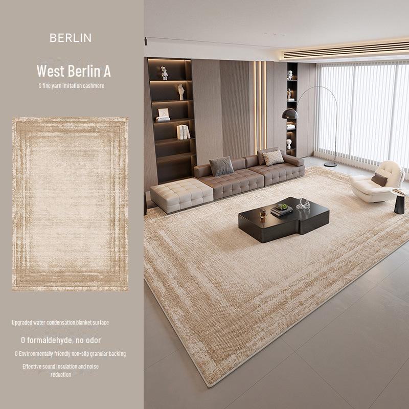 2025 Italian Minimalist Luxury Carpet: Dirt-Resistant & Easy-Care for Living Room, Autumn/Winter