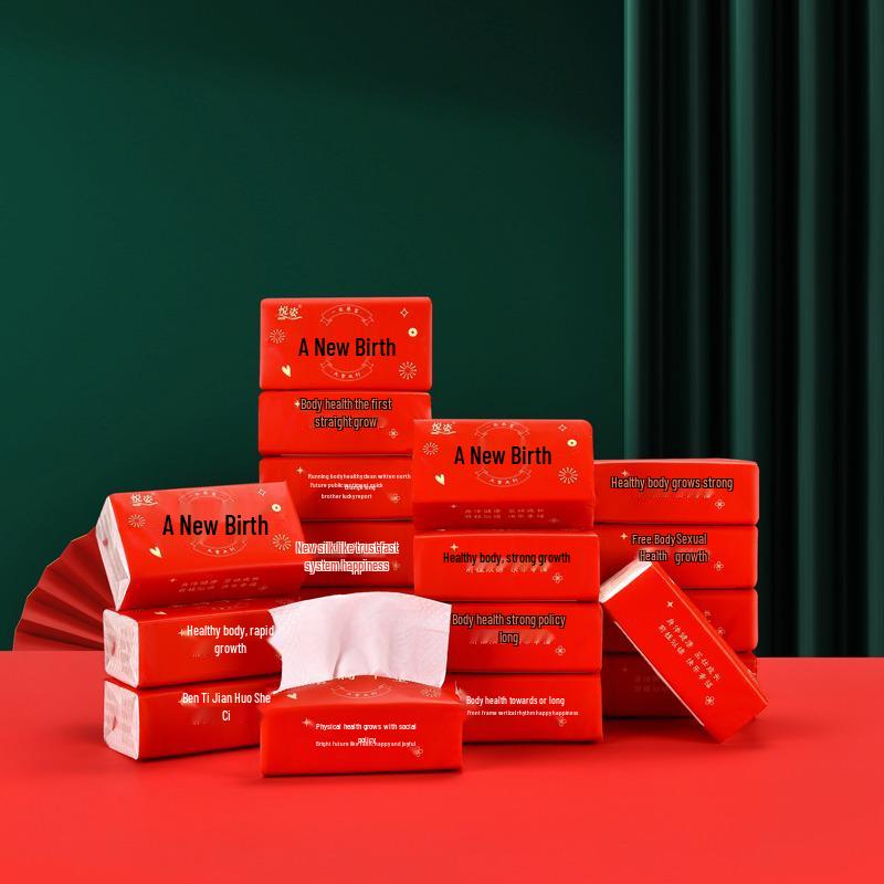 Glückliche Tochter Taschentuchspender Value Pack: 5-lagige dicke Gesichtsreinigungstücher