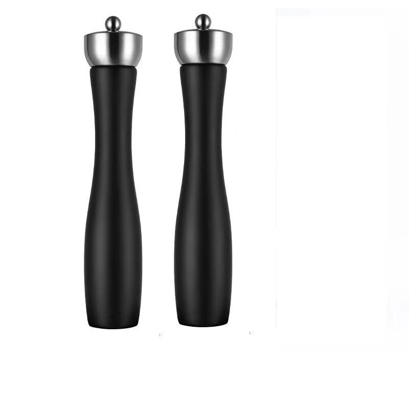 Leeseph Premium Beech Pepper Mill, Salt and Pepper Grinder - Precision Carbon Steel Rotor Use for Peppercorn, Sea Salt, Pepper