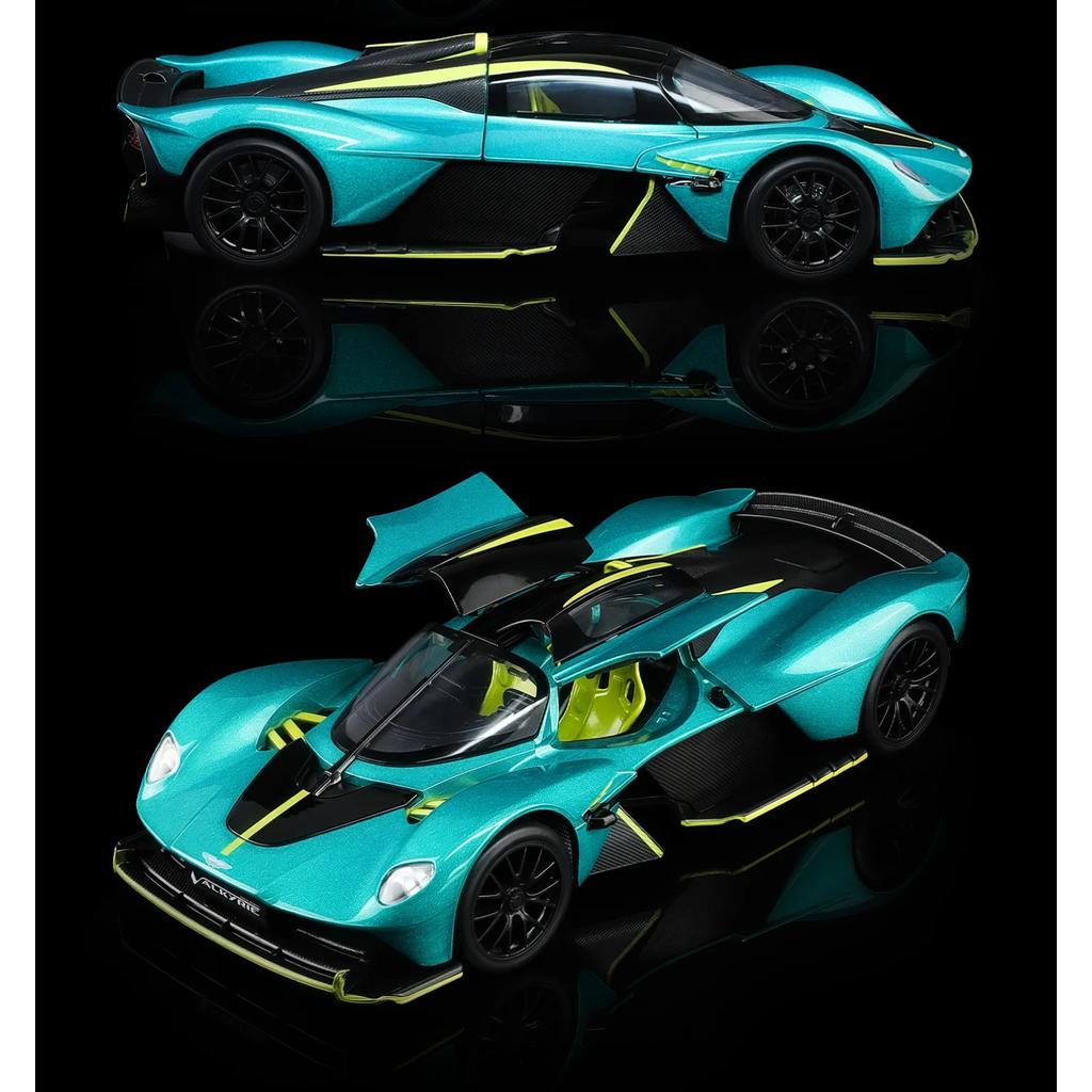 NEW 1/23 Aston Martin Valkyrie Supercar Alloy Model Car Toy Diecasts Metal Casting Sound and Light Car Toys for Children Vehicle