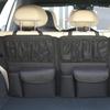 Eco-friendly Car Trunk Organizer Detachable 4 Compartments Backseat Storage Bag for SUV Travel Camping Grocery