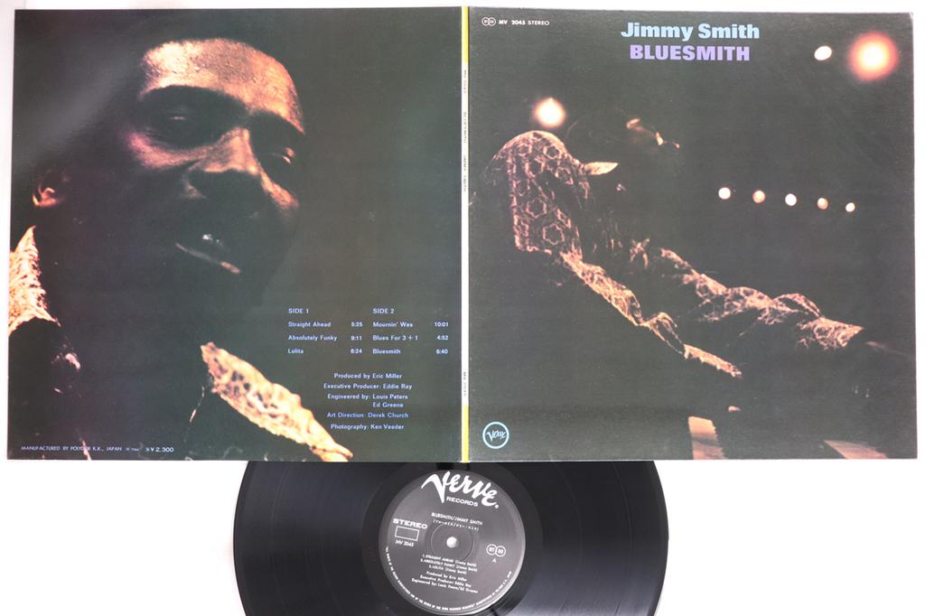 LP Record JIMMY SMITH - Bluesmith MV2045 VERVE 1973 Japan Jazz Used