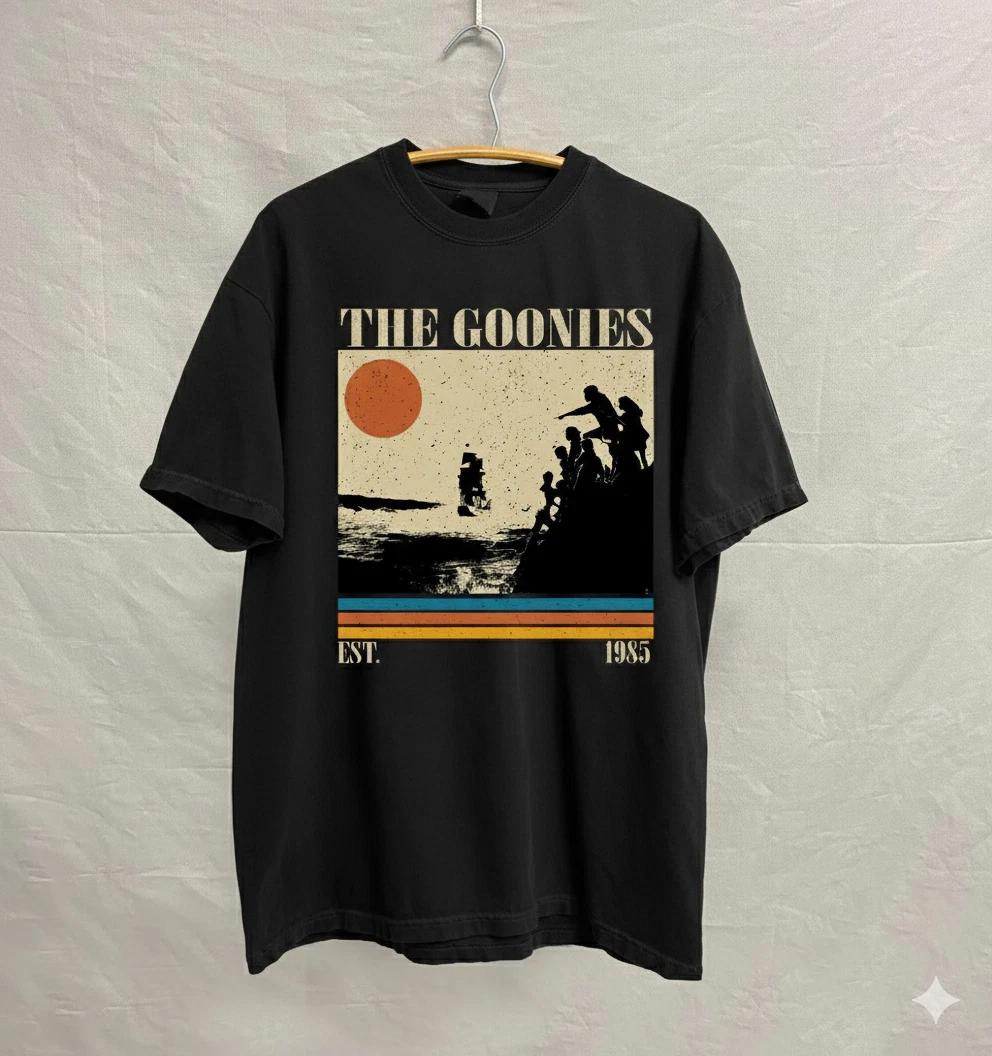 

Unisex Adult Vintage Movie The Goonies Movie Graphic T-Shirt Vintag... S